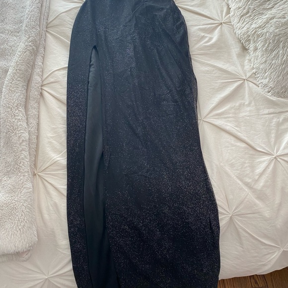 BABYBOO TRIXIE MAXI DRESS - BLACK SPARKLE - Picture 6 of 10